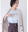 レースレイヤードロゴ半袖Tシャツ