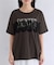 レースレイヤードロゴ半袖Tシャツ