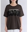 レースレイヤードロゴ半袖Tシャツ