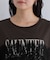 レースレイヤードロゴ半袖Tシャツ