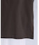 レースレイヤードロゴ半袖Tシャツ