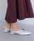 メタルバブーシュパンプス