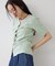 【WEB限定】フロントシャーリングトップス
