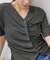 【WEB限定】フロントシャーリングトップス