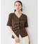【WEB限定】フロントシャーリングトップス