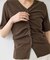 【WEB限定】フロントシャーリングトップス