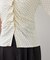 【WEB限定】フロントシャーリングトップス