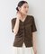 【WEB限定】フロントシャーリングトップス