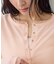 シアーヘンリーロングスリーブTシャツ