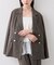 シアーチェックダブルジャケット/セットアップ対応