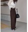 美easyウーリッシュワイドパンツ/WEB限定カラー・セットアップ対応