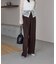 美easyウーリッシュワイドパンツ/WEB限定カラー・セットアップ対応
