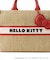 【HELLO KITTY×VIS】日焼けデザイン  ハローキティ雑材トートバッグ