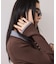 【WEB限定】ダブルカラーポロニットトップス