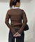 【WEB限定】ダブルカラーポロニットトップス