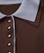 【WEB限定】ダブルカラーポロニットトップス