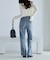 マイナス5kg見え美脚フレアデニム