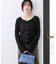 ドットシャーリングシアーカーディガン