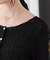 ドットシャーリングシアーカーディガン