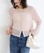 ドットシャーリングシアーカーディガン