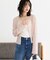 ドットシャーリングシアーカーディガン