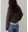 【WEB限定】裾レースドッキングクルーネックカーディガン