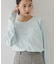 【WEB限定】裾レースドッキングクルーネックカーディガン