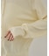 【WEB限定】裾レースドッキングクルーネックカーディガン