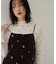 前後2WAYカラー刺繍ベロアキャミワンピース