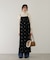 前後2WAYカラー刺繍ベロアキャミワンピース