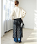 レースプリーツロングスカート