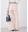 【ウエスト革命デニム】Pinkウエストシェイプワイドデニム