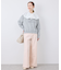 【ウエスト革命デニム】Pinkウエストシェイプワイドデニム