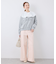 【ウエスト革命デニム】Pinkウエストシェイプワイドデニム