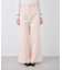 【ウエスト革命デニム】Pinkウエストシェイプワイドデニム