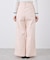 【ウエスト革命デニム】Pinkウエストシェイプワイドデニム