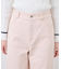 【ウエスト革命デニム】Pinkウエストシェイプワイドデニム