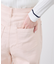 【ウエスト革命デニム】Pinkウエストシェイプワイドデニム