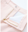 【ウエスト革命デニム】Pinkウエストシェイプワイドデニム