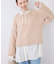 【emur/エミュール】フェザーラメメッシュ編みニット
