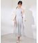 小花柄スキッパーロングワンピース
