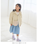 【KIDS/キッズ】【撥水加工・花粉ガード】グログランショートマウンテンパーカー