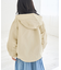 【KIDS/キッズ】【撥水加工・花粉ガード】グログランショートマウンテンパーカー