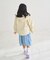 【KIDS/キッズ】【撥水加工・花粉ガード】グログランショートマウンテンパーカー