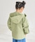 【KIDS/キッズ】【撥水加工・花粉ガード】グログランショートマウンテンパーカー