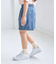 【KIDS/キッズ】リボン柄デニムピンタックパンツ