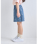 【KIDS/キッズ】リボン柄デニムピンタックパンツ
