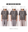 【WEB限定サイズ】配色ボウタイ風ハーフスリーブブラウス/通勤対応