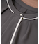 【WEB限定サイズ】配色ボウタイ風ハーフスリーブブラウス/通勤対応