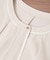 【WEB限定サイズ】配色ボウタイ風ハーフスリーブブラウス/通勤対応